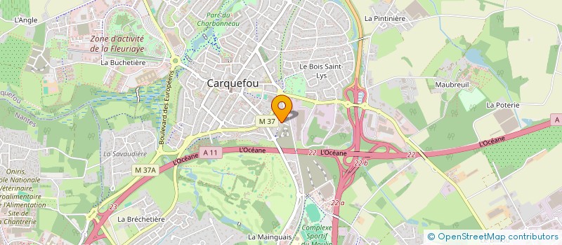 localisation de l'entreprise SCI DE MOLANDE  CARQUEFOU