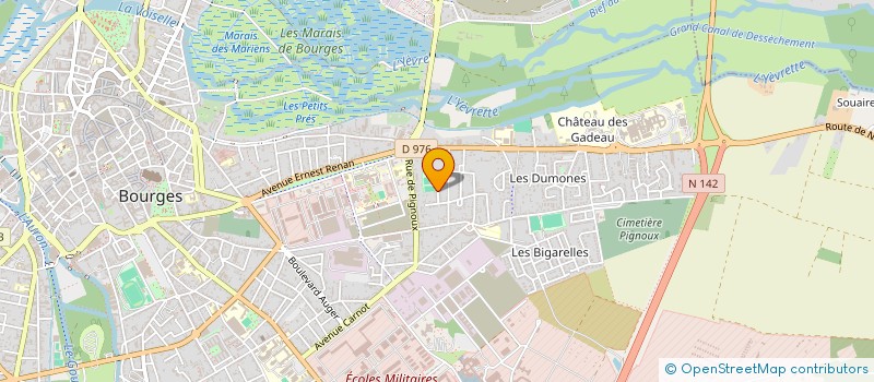 localisation de l'entreprise SCI DE MOLANDE  BOURGES