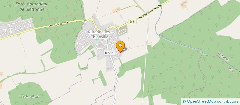 localisation de l'entreprise SCI DE MON ENFANCE  RURANGE-LES-THIONVILLE