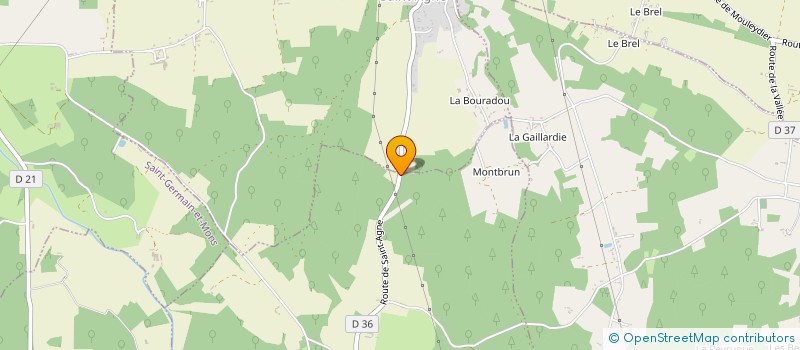 localisation de l'entreprise SCI DE MONBRUN  VERDON