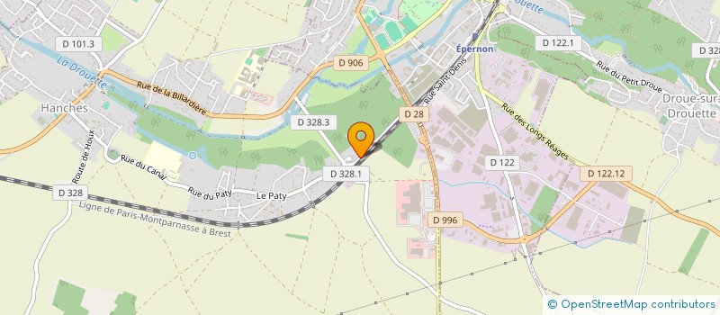 localisation de l'entreprise SCI DE MONDETOUR à HANCHES