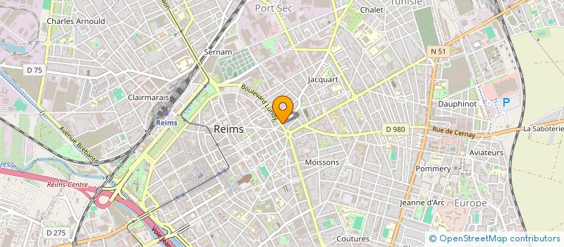 localisation de l'entreprise SCI DE MONDREGICOURT à REIMS