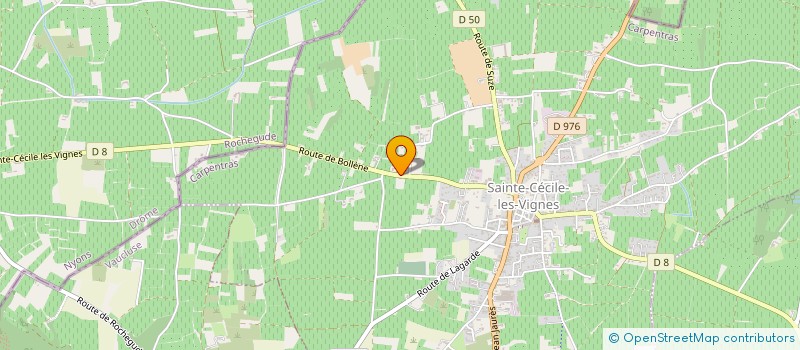 localisation de l'entreprise SCI DE MONGILLON  SAINTE-CECILE-LES-VIGNES