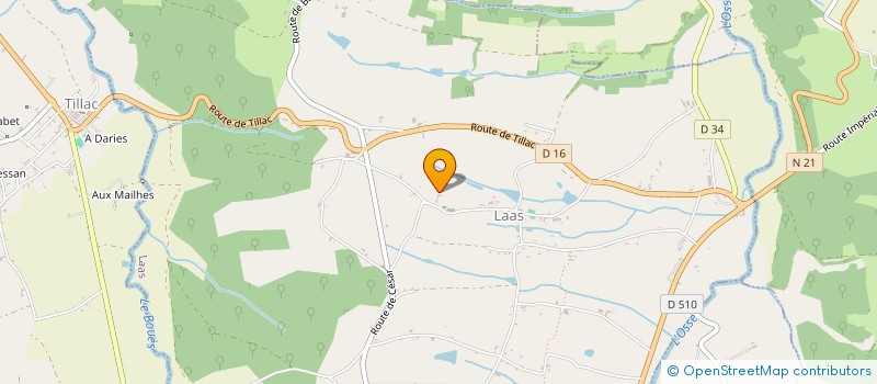 localisation de l'entreprise SCI DE MONPARDIAC  MONPARDIAC