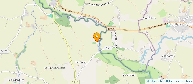 localisation de l'entreprise SCI DE MONT MORIN  MADRE