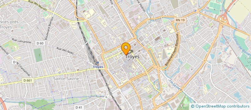 localisation de l'entreprise SCI DE MONTABERT à TROYES