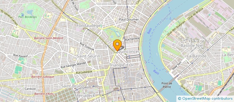 localisation de l'entreprise SCI DE MONTAGNAC  BORDEAUX