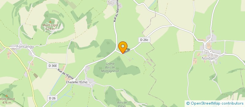 localisation de l'entreprise SCI DE MONTAGNEROT  FONTANGY