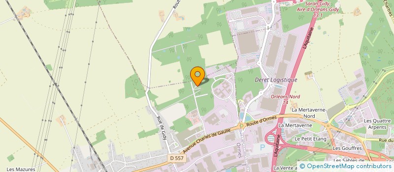 localisation de l'entreprise SCI DE MONTAIGU à ORMES