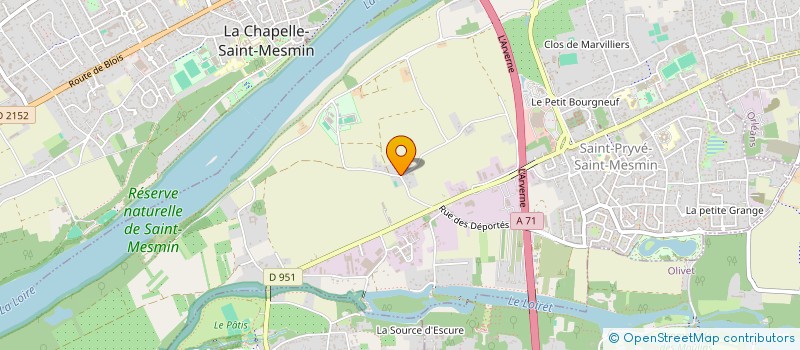 localisation de l'entreprise SCI DE MONTAUBAN F.L  SAINT-PRYVE-SAINT-MESMIN