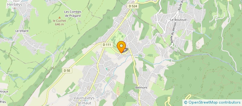 localisation de l'entreprise SCI DE MONTAUD  VAULNAVEYS-LE-HAUT