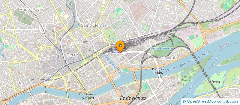 localisation de l'entreprise SCI DE MONTBAZON à NANTES