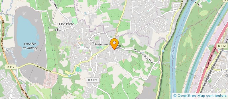 localisation de l'entreprise SCI DE MONTCHARLY  MILLERY