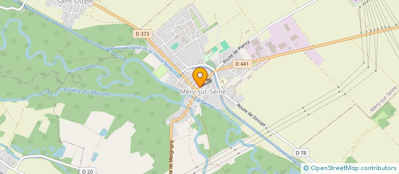 localisation de l'entreprise SCI DE MONTDEVIGNE  MERY-SUR-SEINE