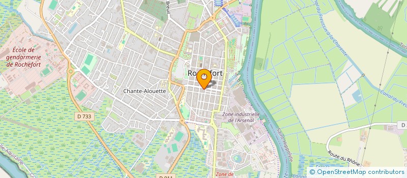 localisation de l'entreprise SCI DE MONTE ROSSI  ROCHEFORT