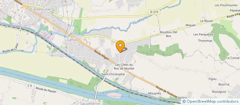 localisation de l'entreprise SCI DE MONTEIL  LAFOX