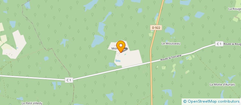 localisation de l'entreprise SCI DE MONTEVRAN  CHAUMONT-SUR-THARONNE