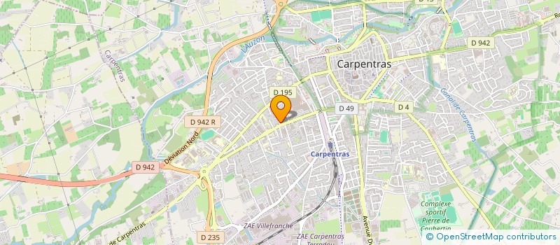 localisation de l'entreprise SCI DE MONTFAND  CARPENTRAS