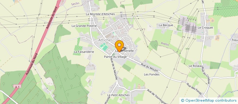 localisation de l'entreprise SCI DE MONTFAUCON  ATTICHES