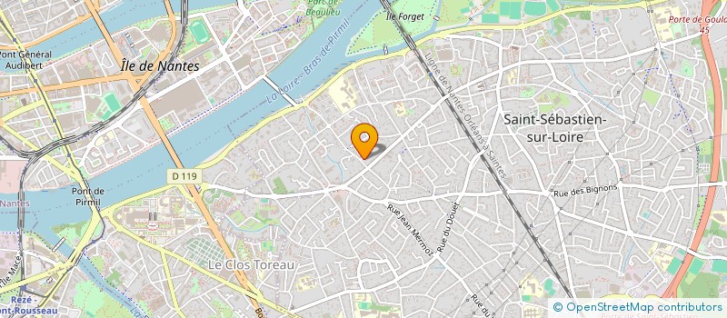 localisation de l'entreprise SCI DE MONTFELIX à SAINT-SEBASTIEN-SUR-LOIRE