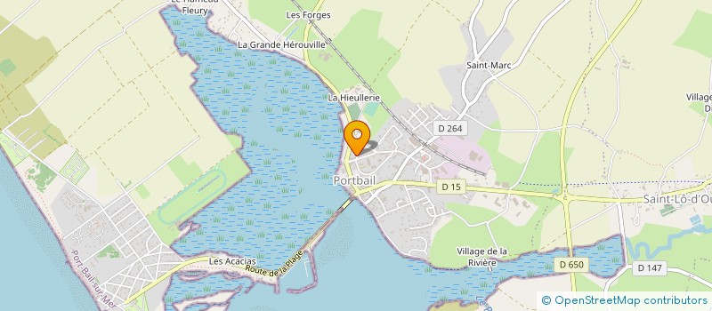 localisation de l'entreprise SCI DE MONTFIQUET  PORT-BAIL-SUR-MER