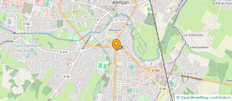 localisation de l'entreprise SCI DE MONTFORT à ALENCON
