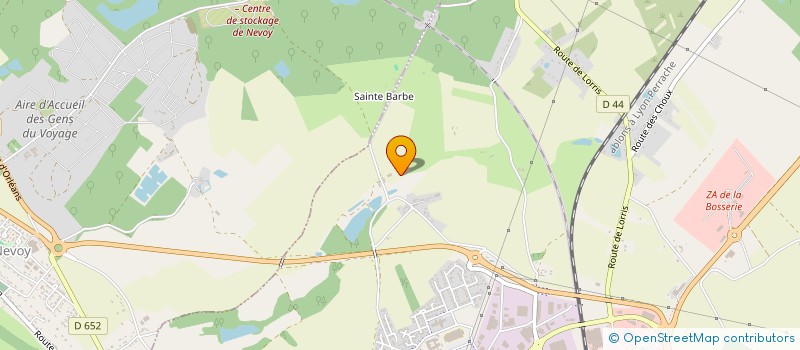 localisation de l'entreprise SCI DE MONTFORT  GIEN