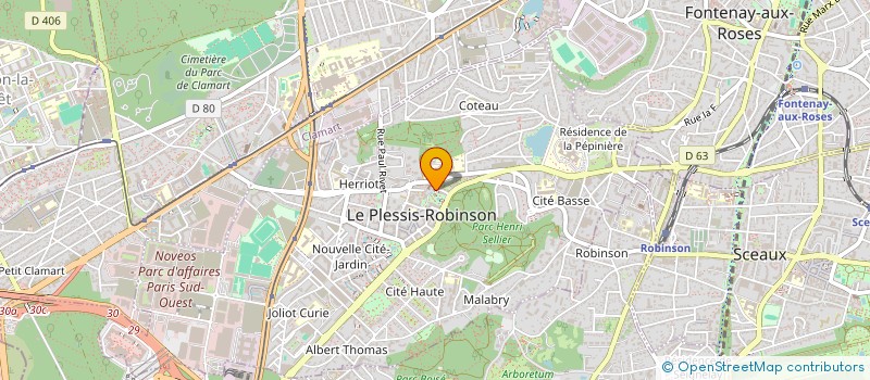 localisation de l'entreprise SCI DE MONTFORT à LE PLESSIS-ROBINSON