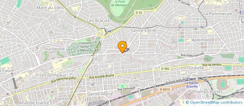 localisation de l'entreprise SCI DE MONTGEON à LE HAVRE