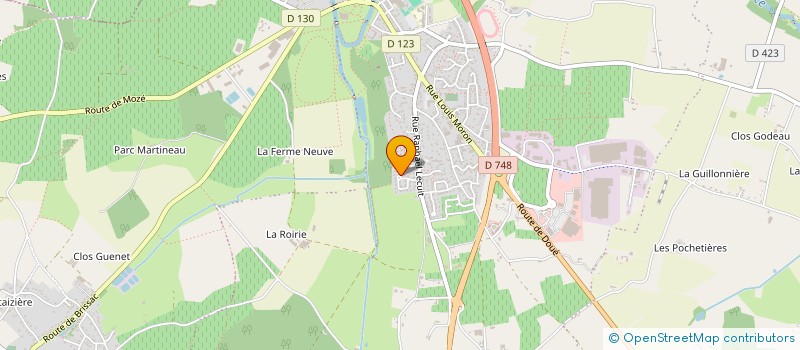 localisation de l'entreprise SCI DE MONTGILET  LES GARENNES SUR LOIRE