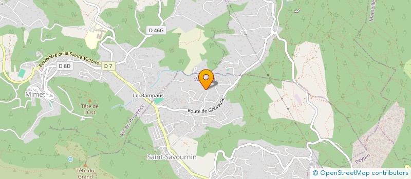 localisation de l'entreprise SCI DE MONTGROVIER  SAINT-SAVOURNIN
