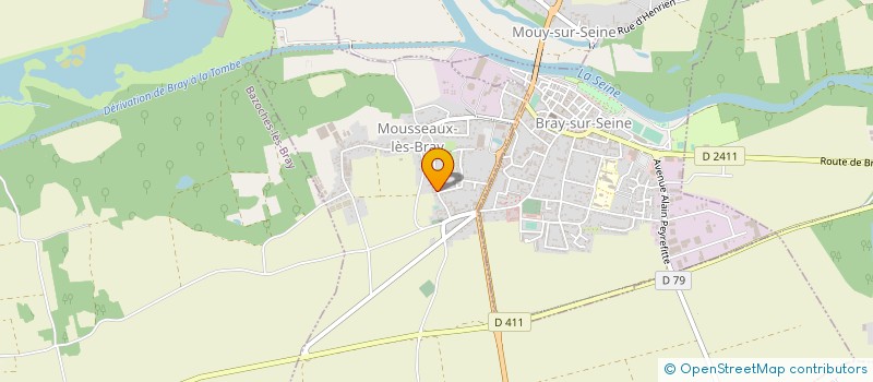 localisation de l'entreprise SCI DE MONTIGNY  MOUSSEAUX-LES-BRAY