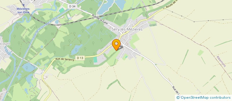 localisation de l'entreprise SCI DE MONTIGNY SUR CRECY  SERY-LES-MEZIERES