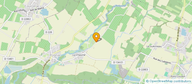 localisation de l'entreprise SCI DE MONTILS  PRIGNAC