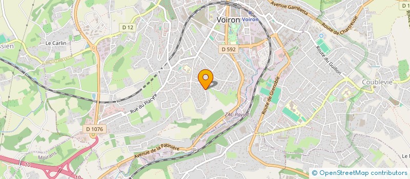 localisation de l'entreprise SCI DE MONTJUVEN à VOIRON