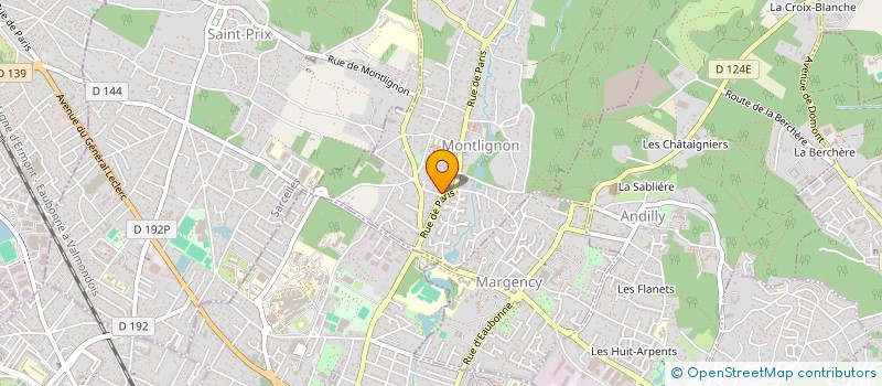 localisation de l'entreprise SCI DE MONTLIGNON  MONTLIGNON