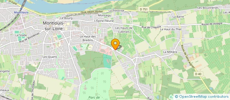 localisation de l'entreprise SCI DE MONTLOUIS à MONTLOUIS-SUR-LOIRE