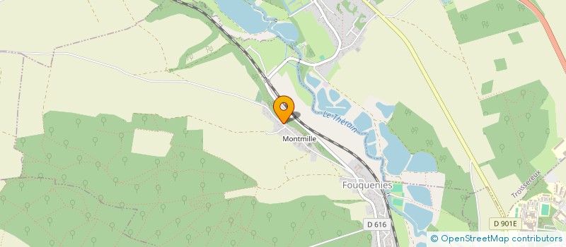 localisation de l'entreprise SCI DE MONTMILLE  FOUQUENIES