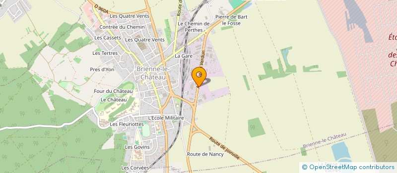 localisation de l'entreprise SCI DE MONTMORENCY à BRIENNE-LE-CHATEAU