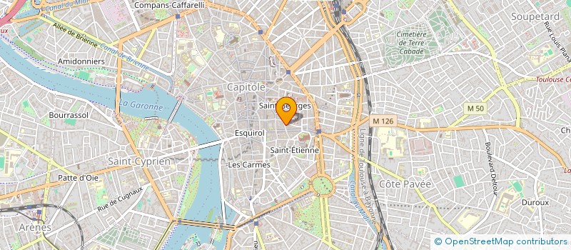 localisation de l'entreprise SCI DE MONTMOUNE  TOULOUSE