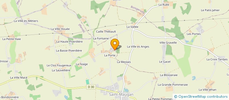 localisation de l'entreprise SCI  DE MONTORAY  SAINT-MAUGAN