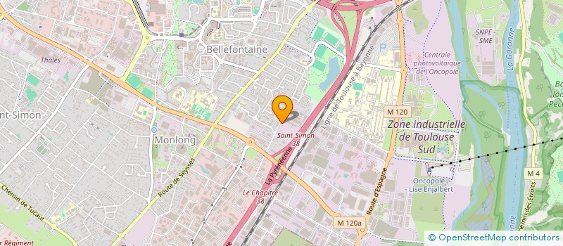 localisation de l'entreprise SCI DE MONTORGUEIL à TOULOUSE