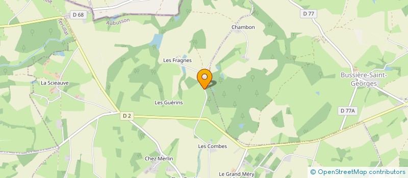 localisation de l'entreprise SCI DE MONTPETUT  NOUZERINES