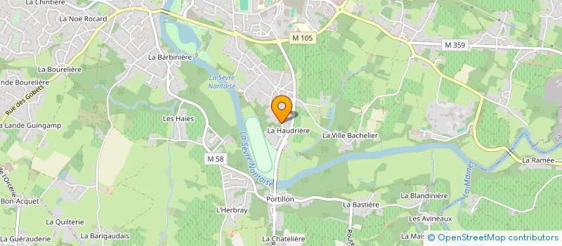 localisation de l'entreprise SCI DE MONTPLAISANT  VERTOU