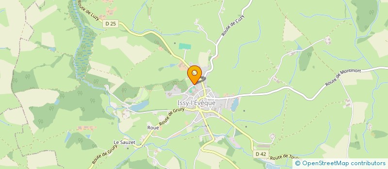 localisation de l'entreprise SCI DE MONTRIFAUT  ISSY L'EVEQUE