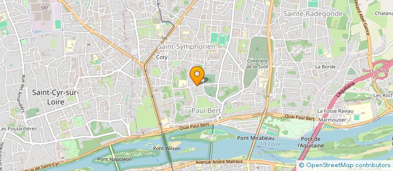localisation de l'entreprise SCI DE MONTROUGE  TOURS