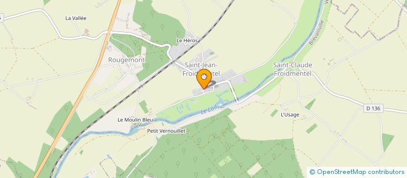 localisation de l'entreprise SCI DE MOOR  SAINT-JEAN-FROIDMENTEL