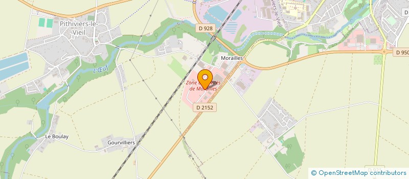 localisation de l'entreprise SCI DE MORAILLES  PITHIVIERS-LE-VIEIL