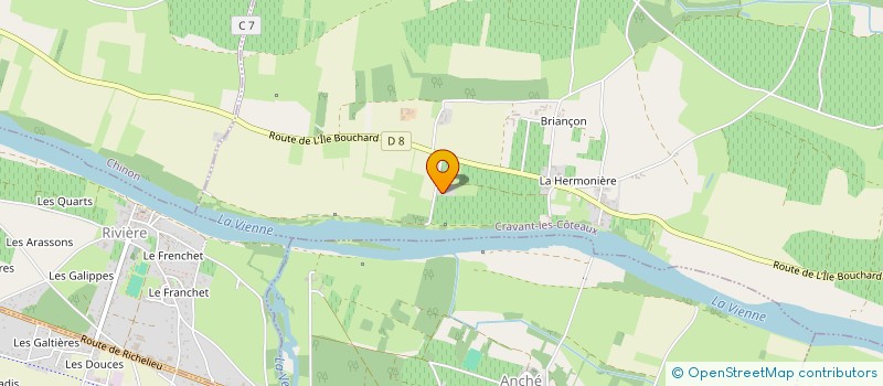 localisation de l'entreprise SCI DE MORTEMER  CHINON