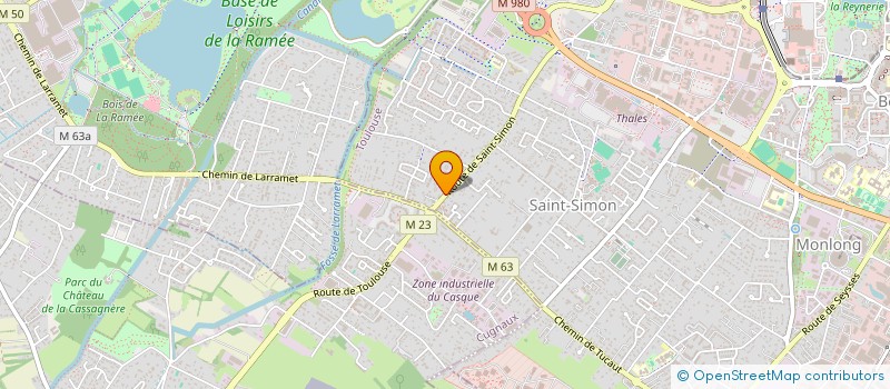 localisation de l'entreprise SCI DE MOUILLAC à TOULOUSE